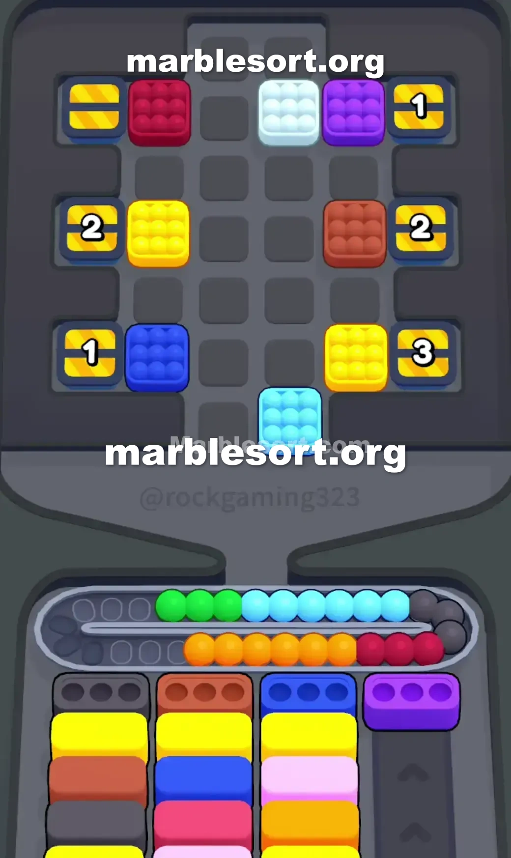 Marble Sort Level 210 screenshot 3