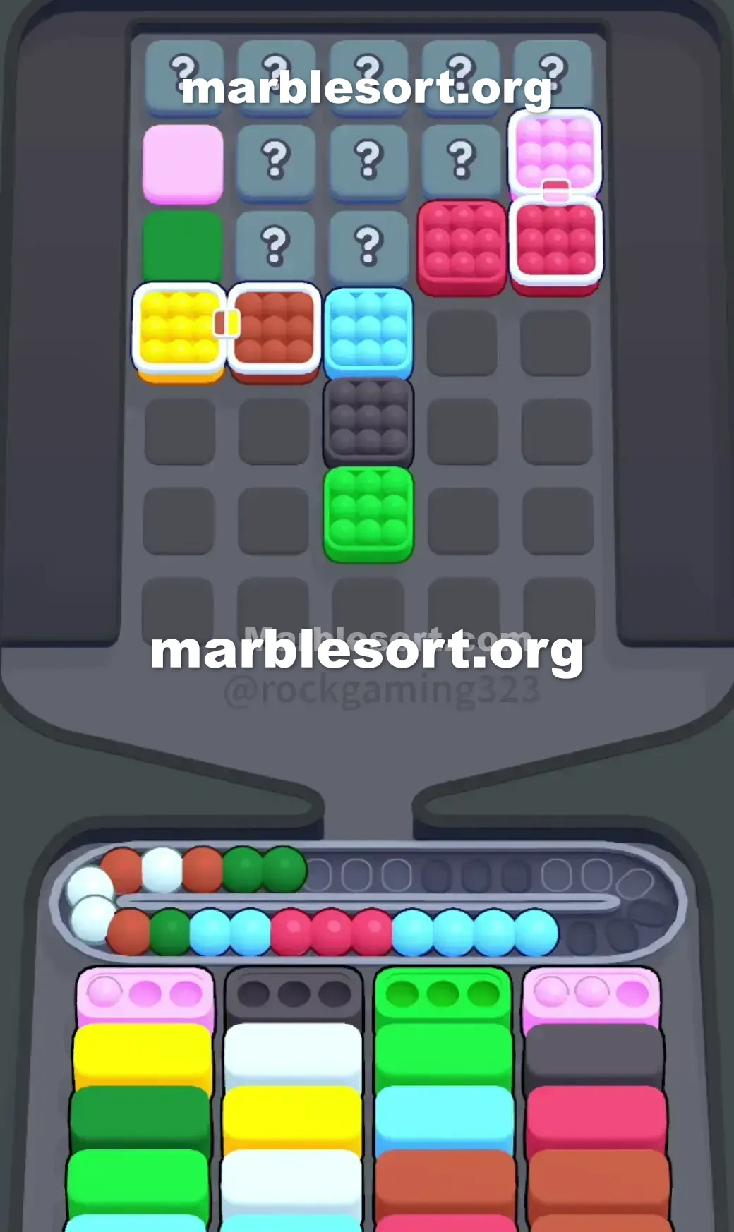 Marble Sort Level 217 screenshot 2