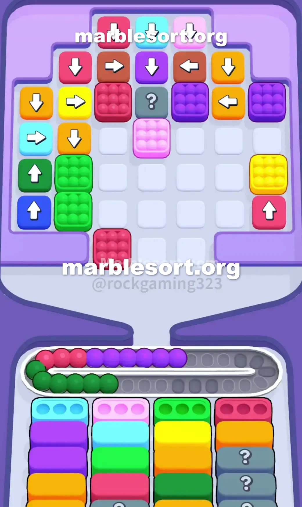 Marble Sort Level 218 screenshot 2