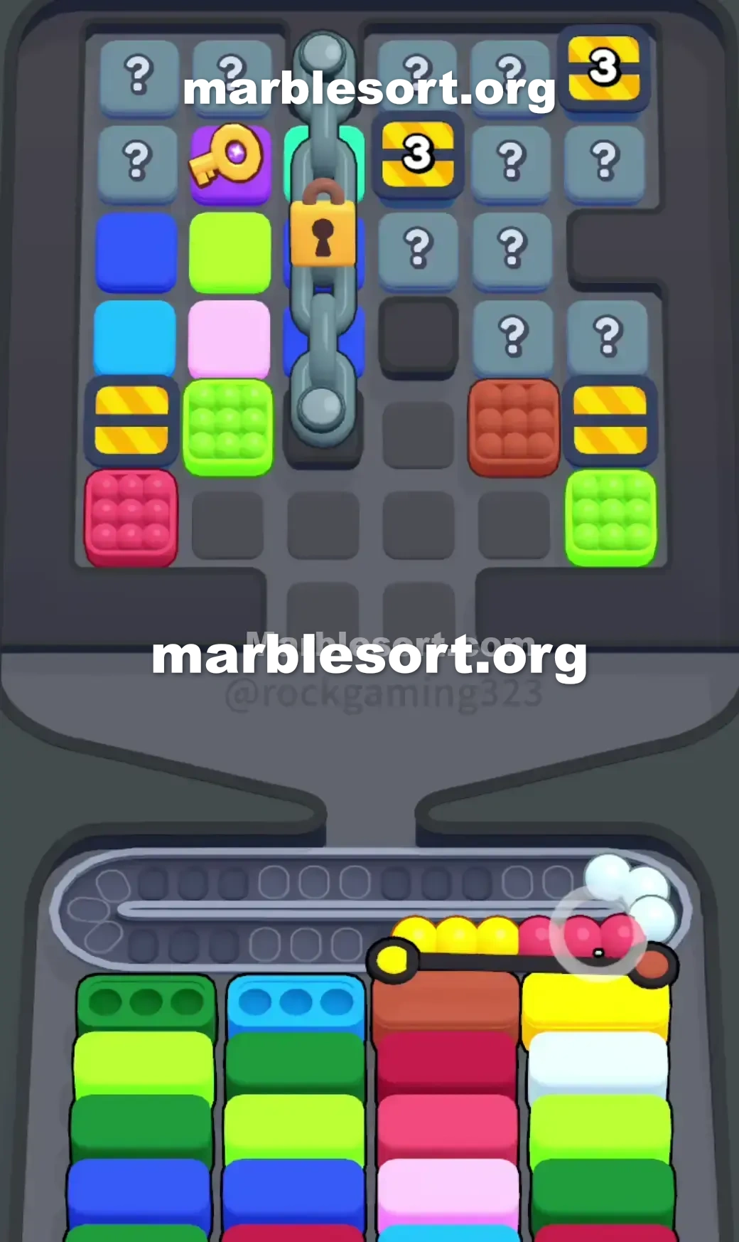Marble Sort Level 220 screenshot 2