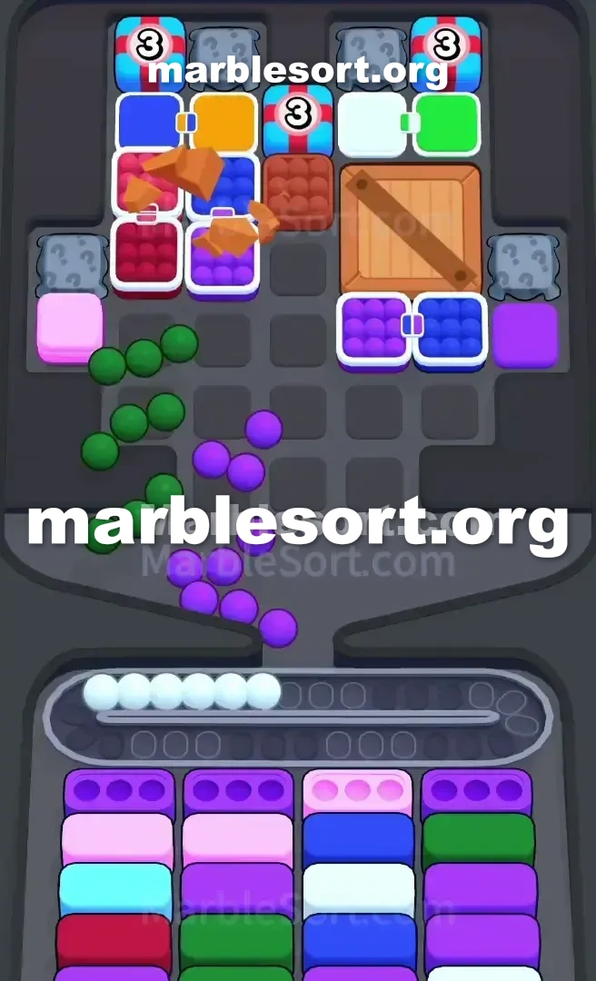 Marble Sort Level 227 screenshot 2