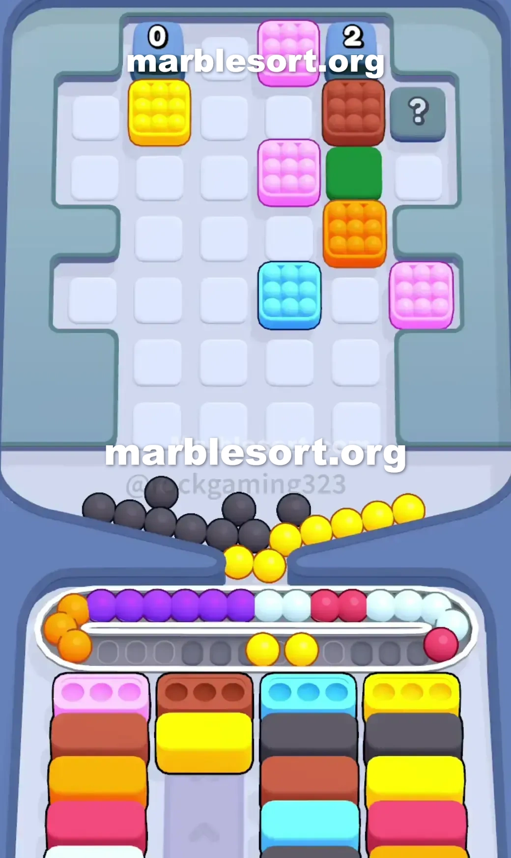 Marble Sort Level 233 screenshot 3
