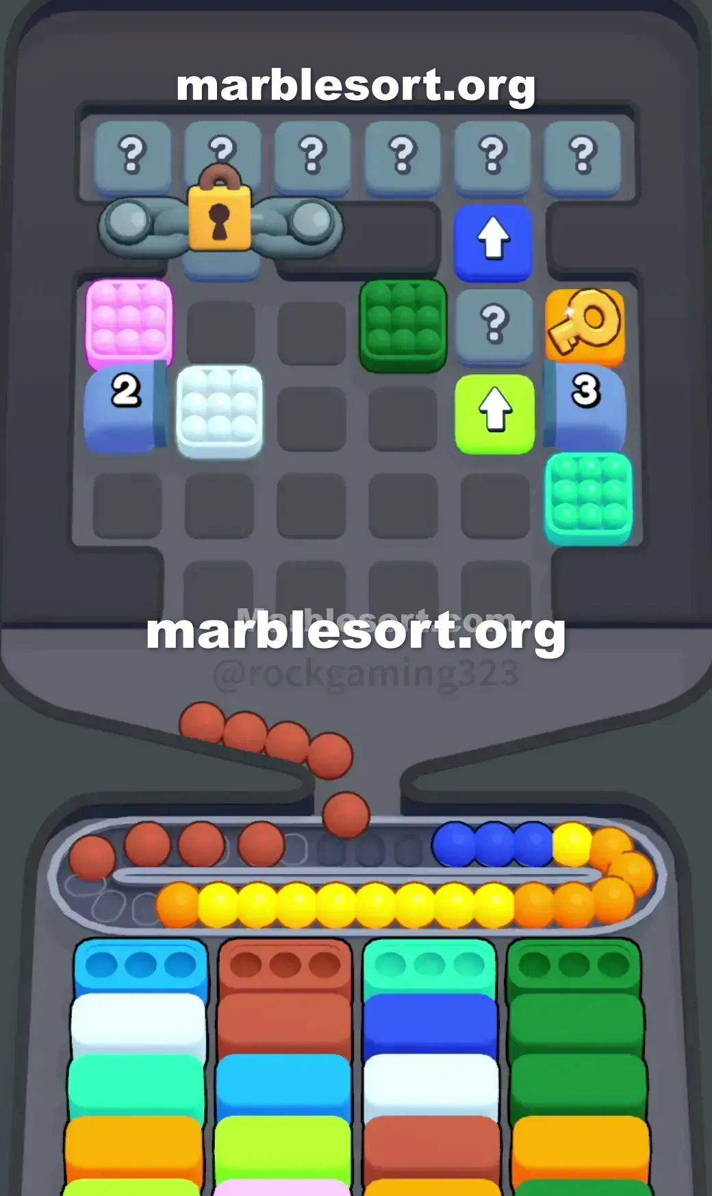 Marble Sort Level 240 screenshot 2