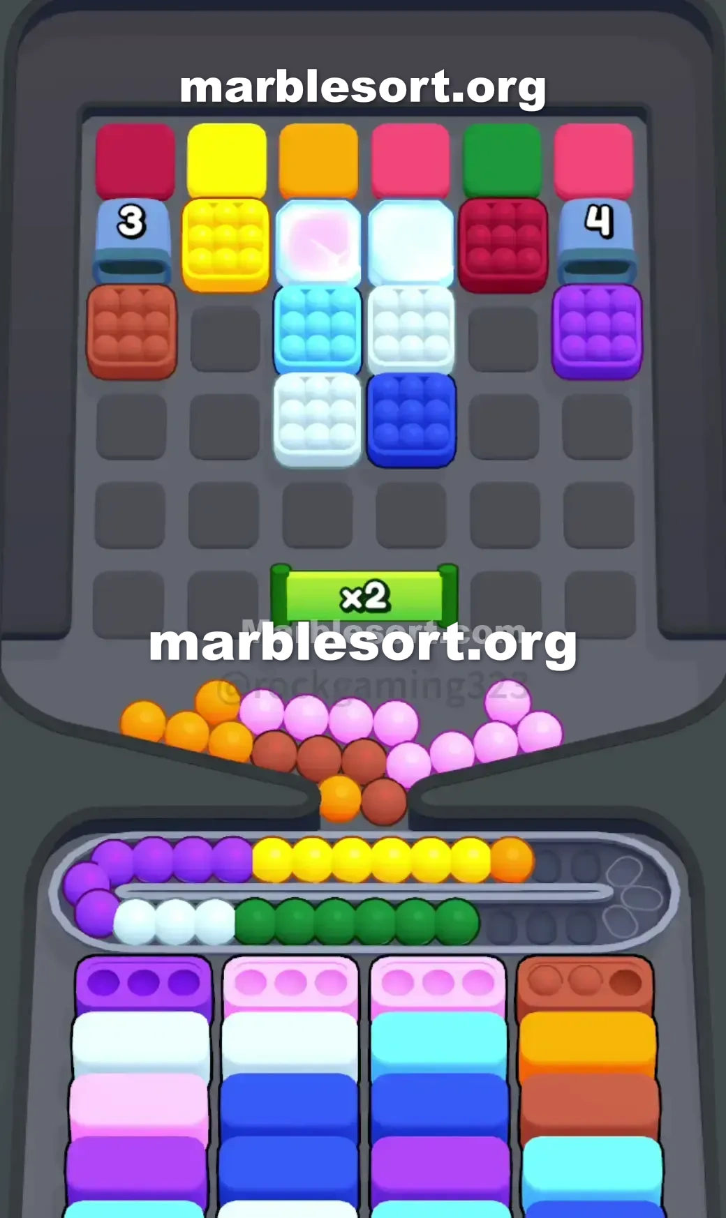 Marble Sort Level 244 screenshot 2