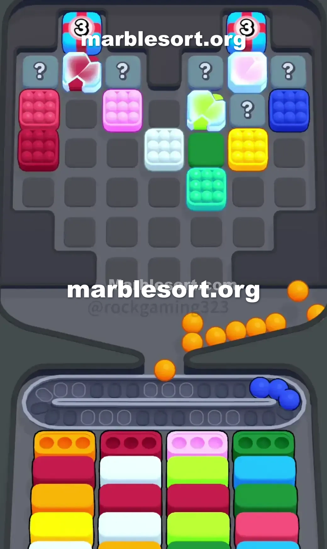 Marble Sort Level 250 screenshot 3