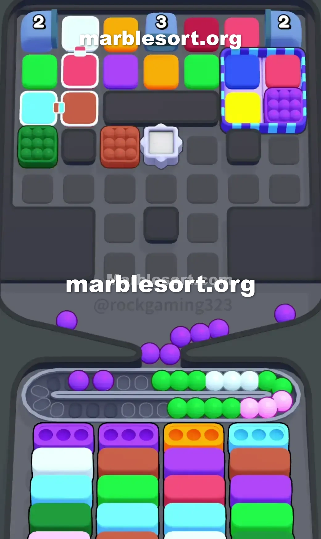 Marble Sort Level 254 screenshot 2