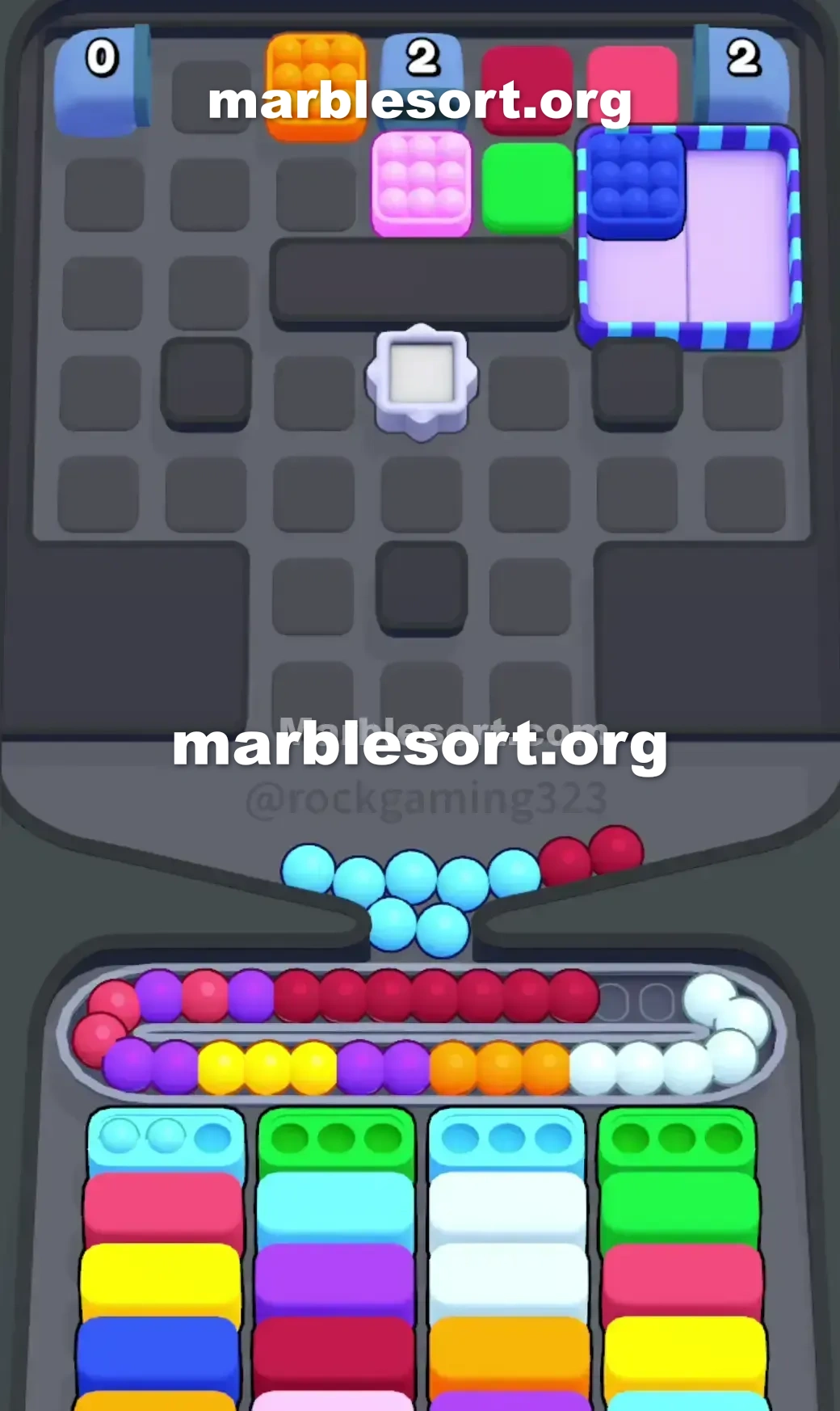 Marble Sort Level 254 screenshot 3