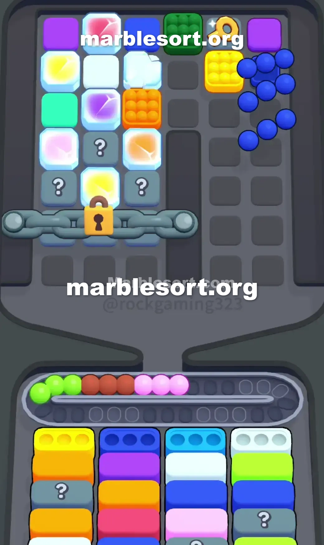 Marble Sort Level 257 screenshot 2