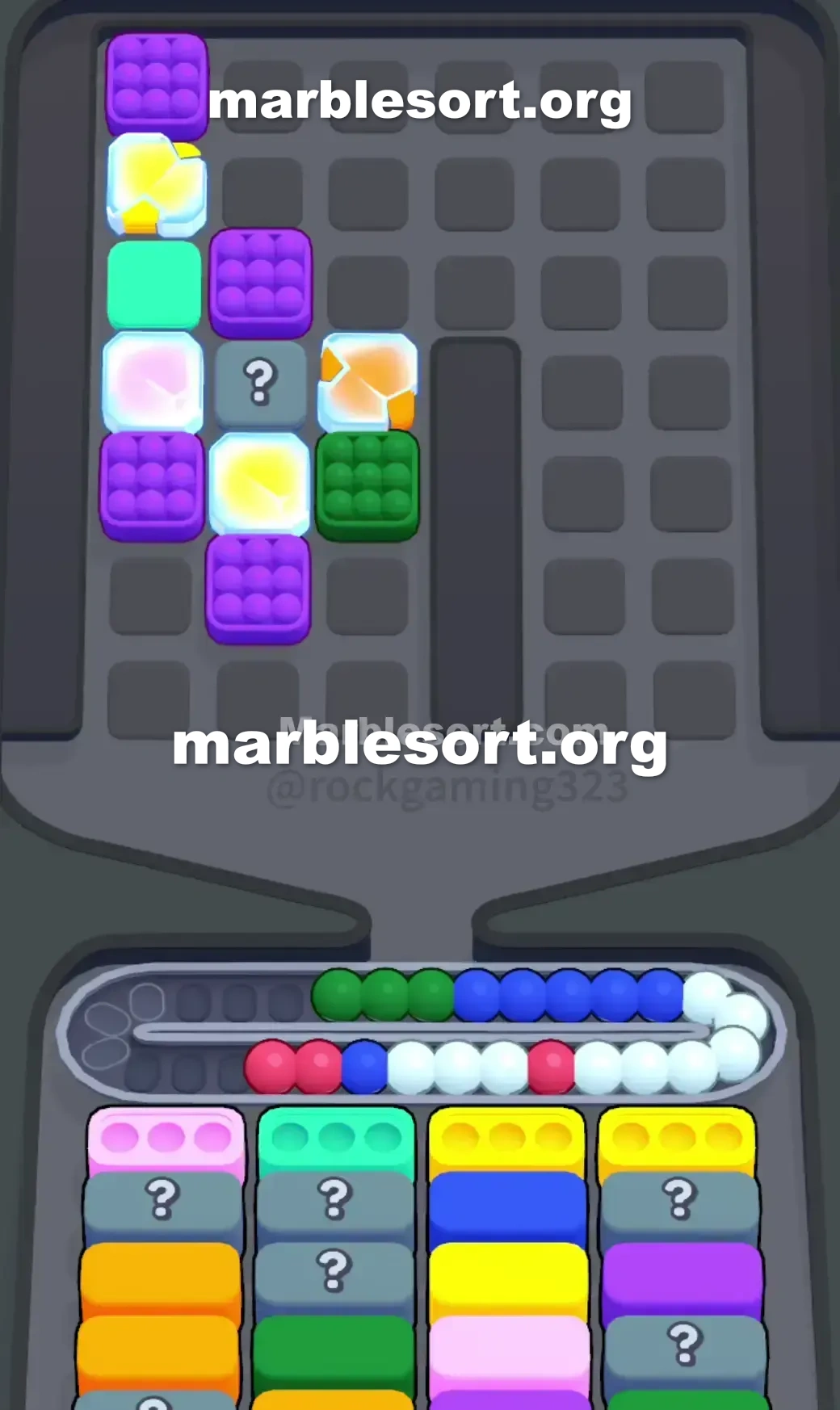 Marble Sort Level 257 screenshot 3