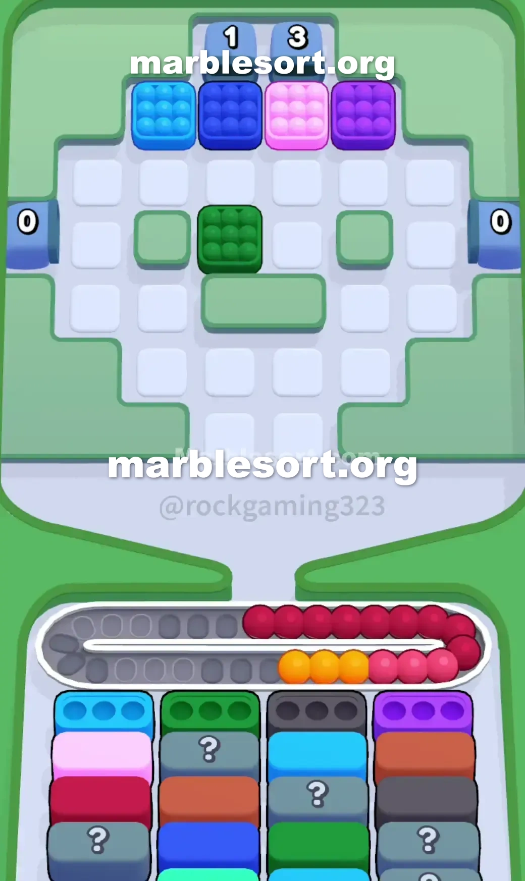 Marble Sort Level 258 screenshot 3