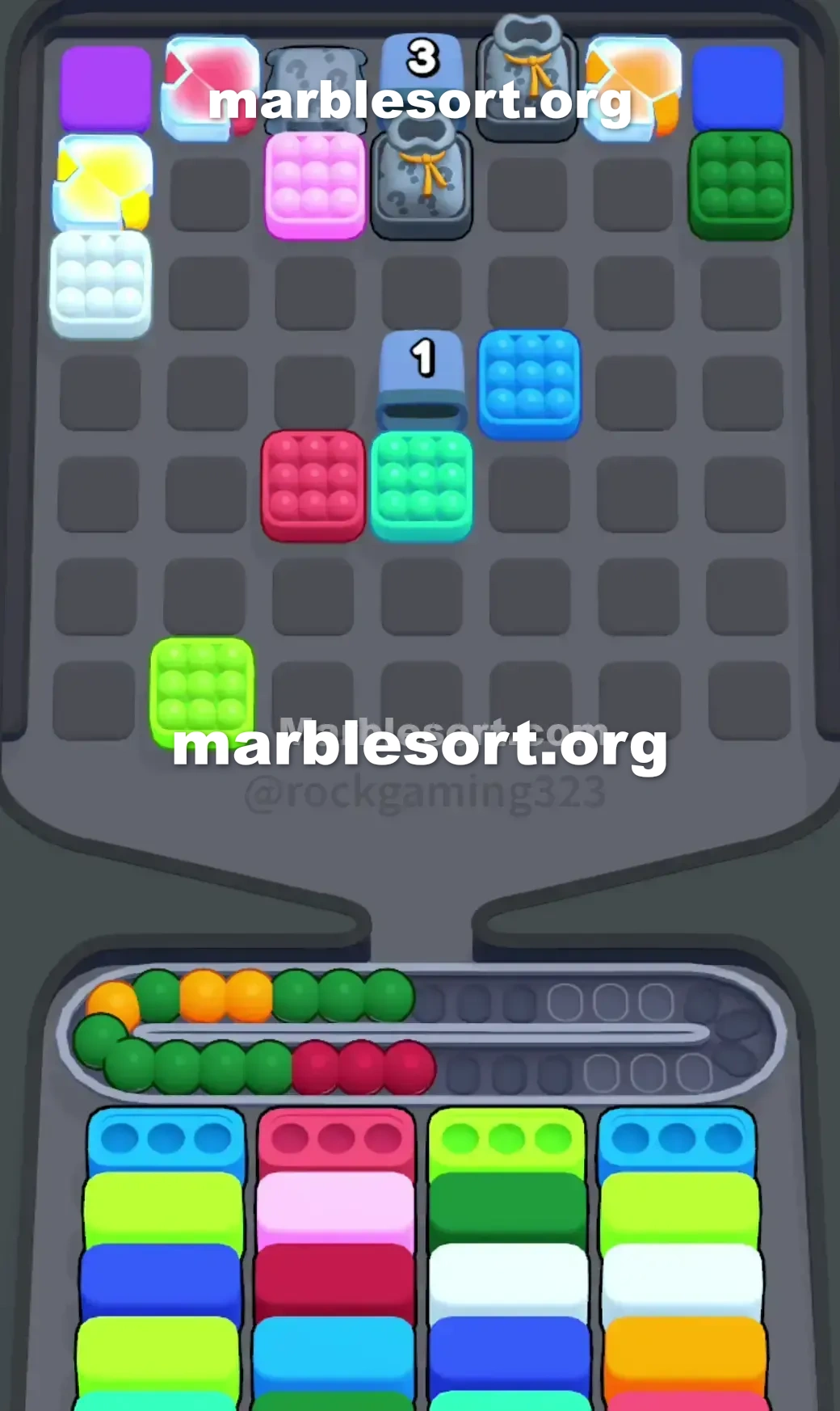 Marble Sort Level 260 screenshot 3