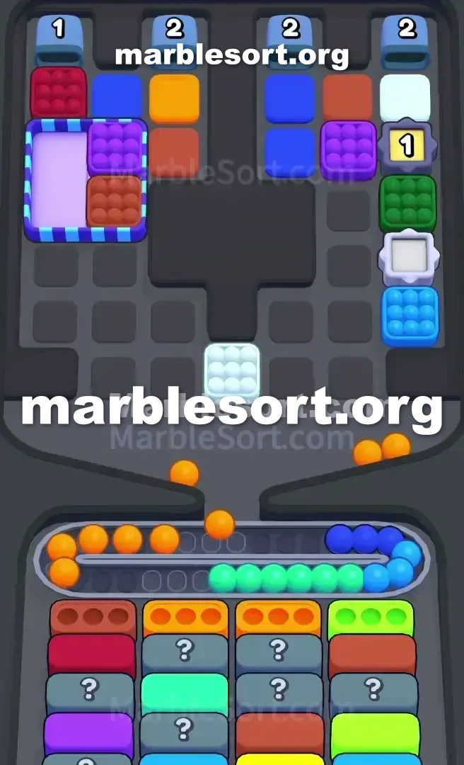 Marble Sort Level 280 screenshot 2