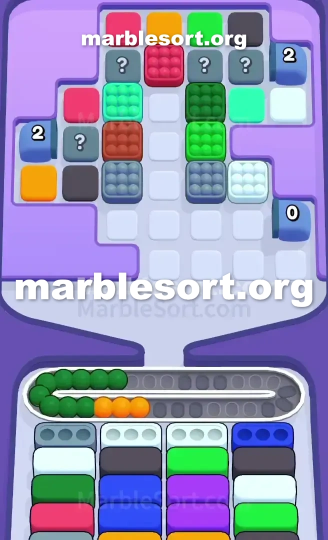Marble Sort Level 296 screenshot 2