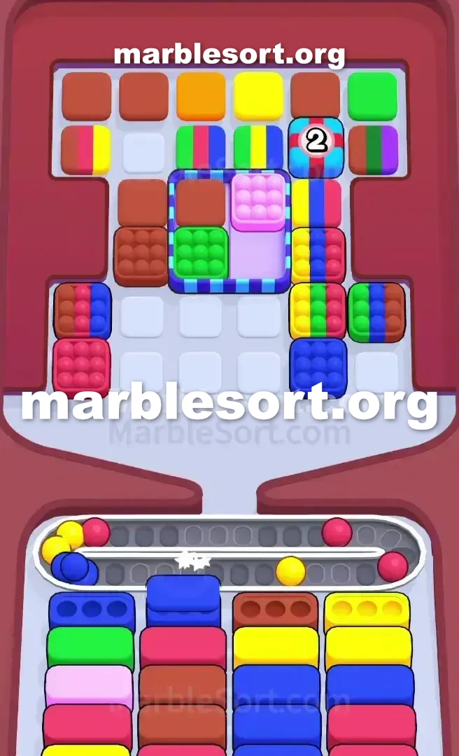 Marble Sort Level 298 screenshot 2