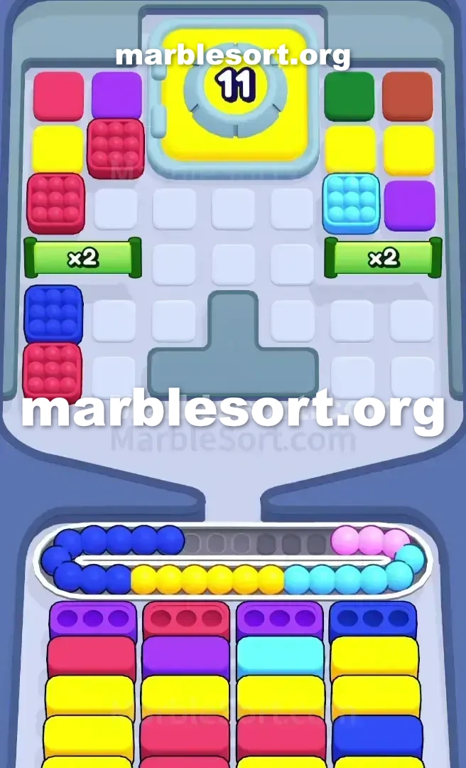 Marble Sort Level 316 screenshot 2