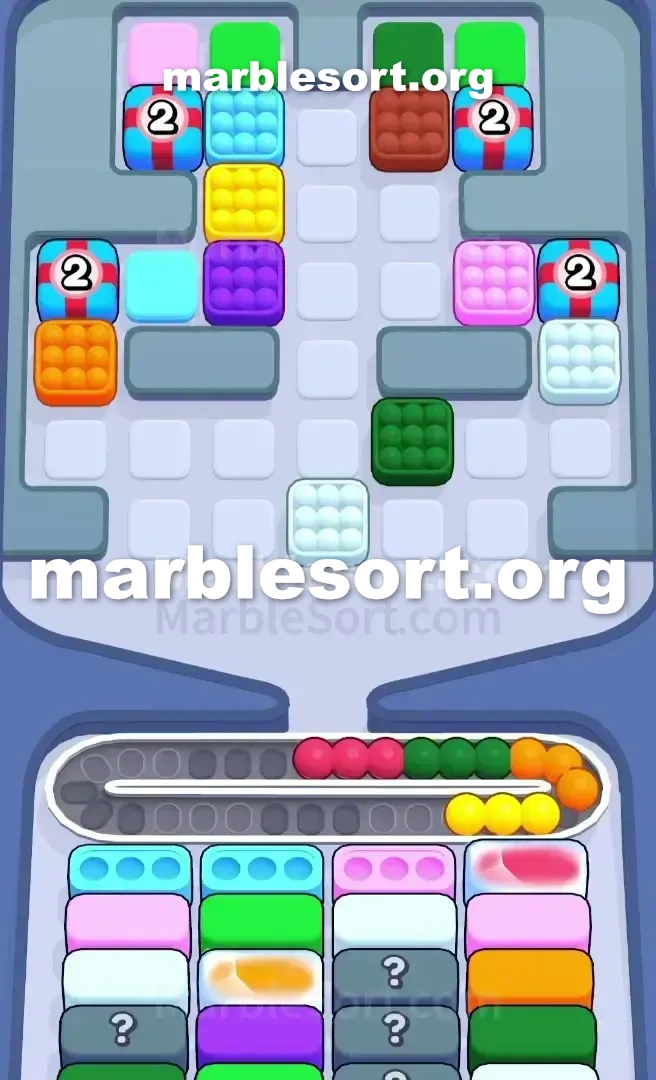 Marble Sort Level 318 screenshot 2