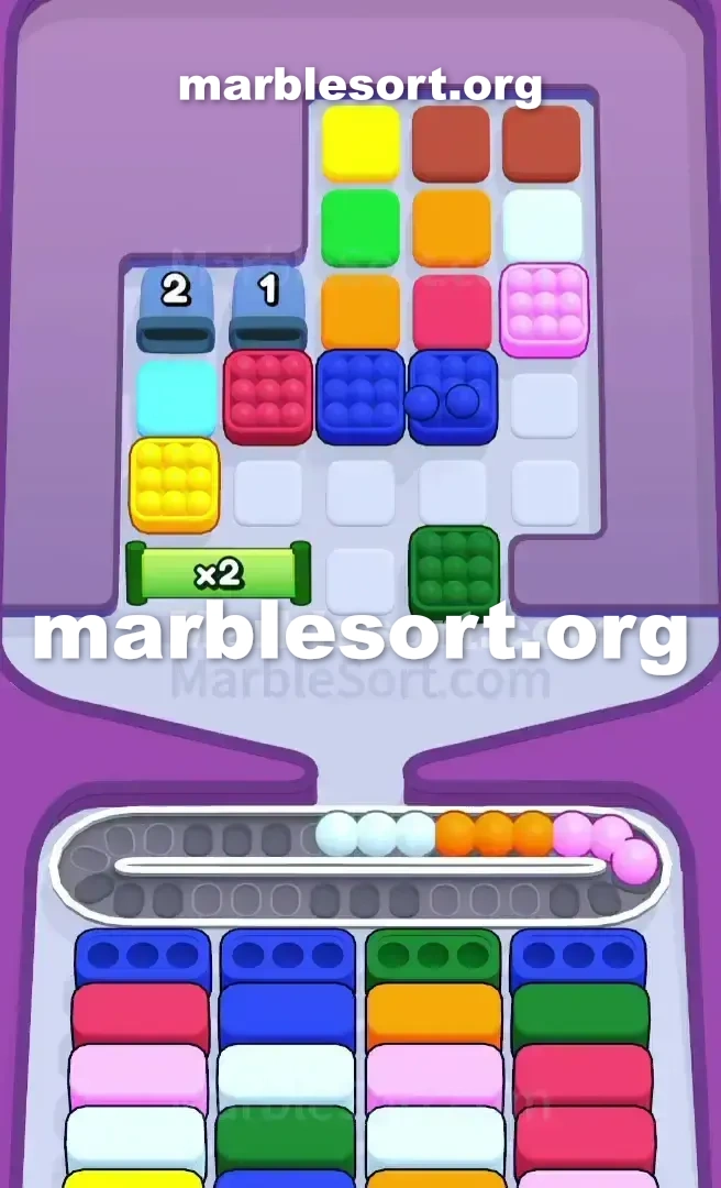 Marble Sort Level 326 screenshot 2