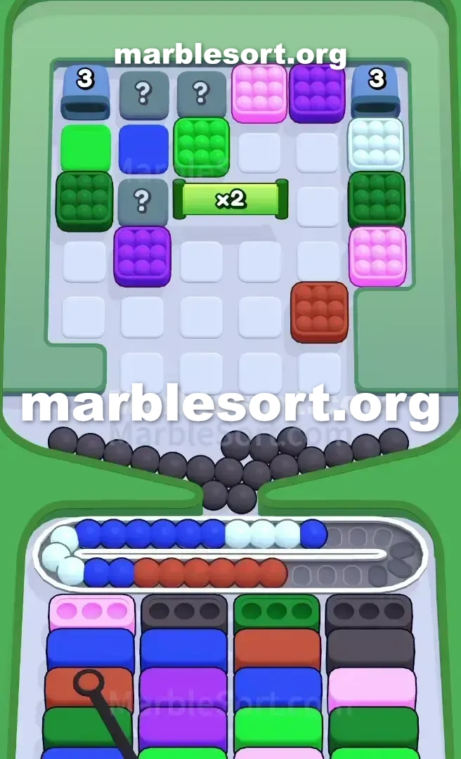 Marble Sort Level 332 screenshot 2