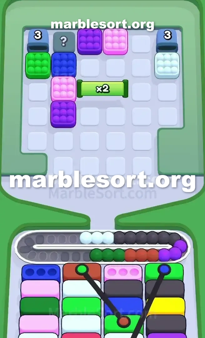 Marble Sort Level 332 screenshot 3