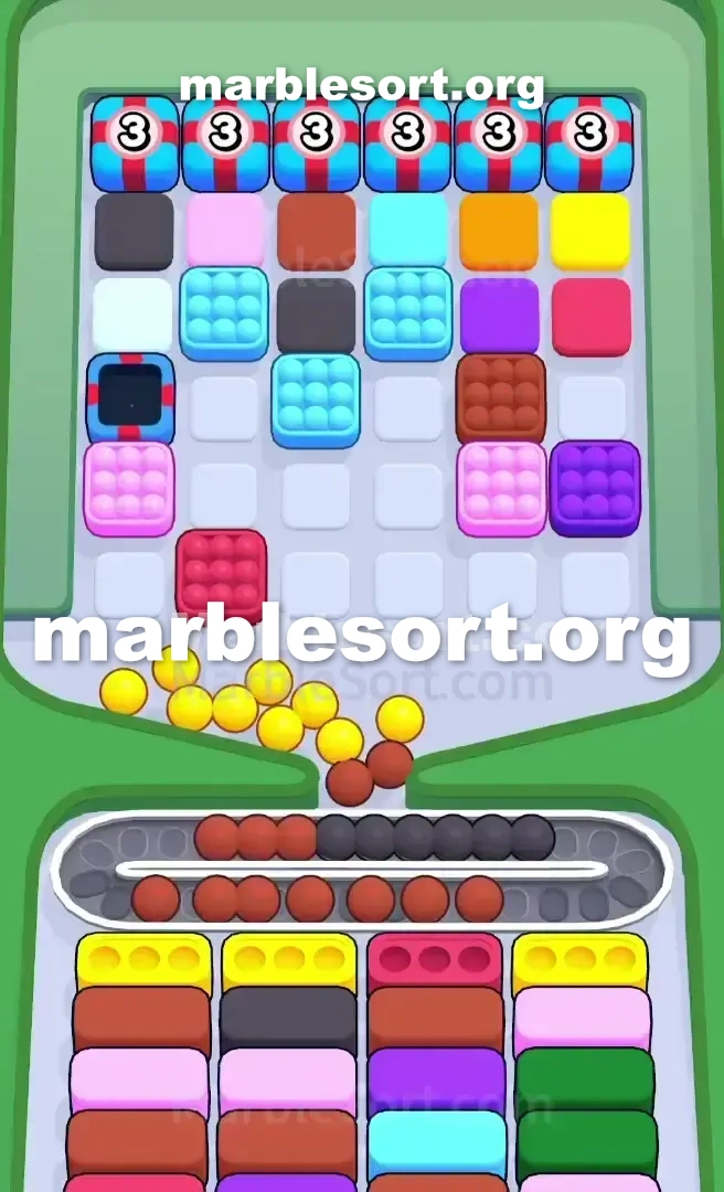 Marble Sort Level 335 screenshot 2