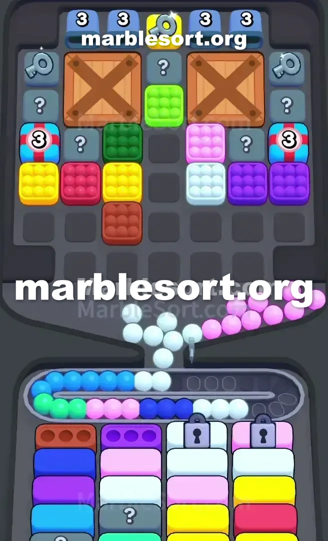 Marble Sort Level 340 screenshot 2