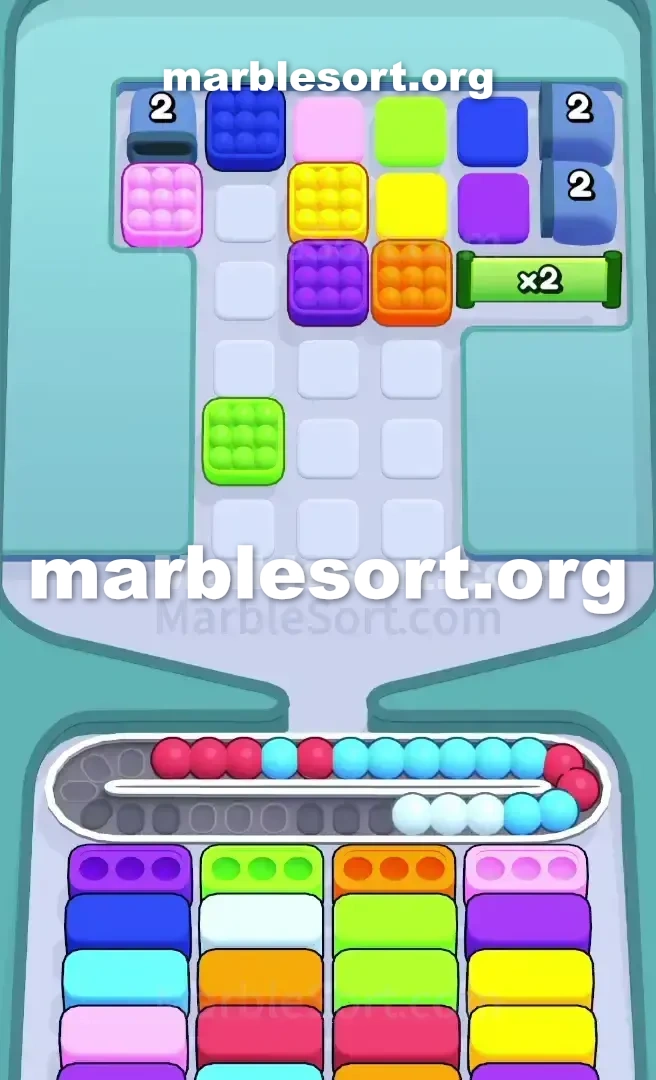 Marble Sort Level 345 screenshot 2