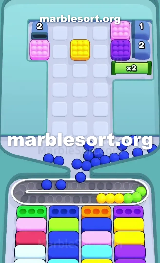 Marble Sort Level 345 screenshot 3