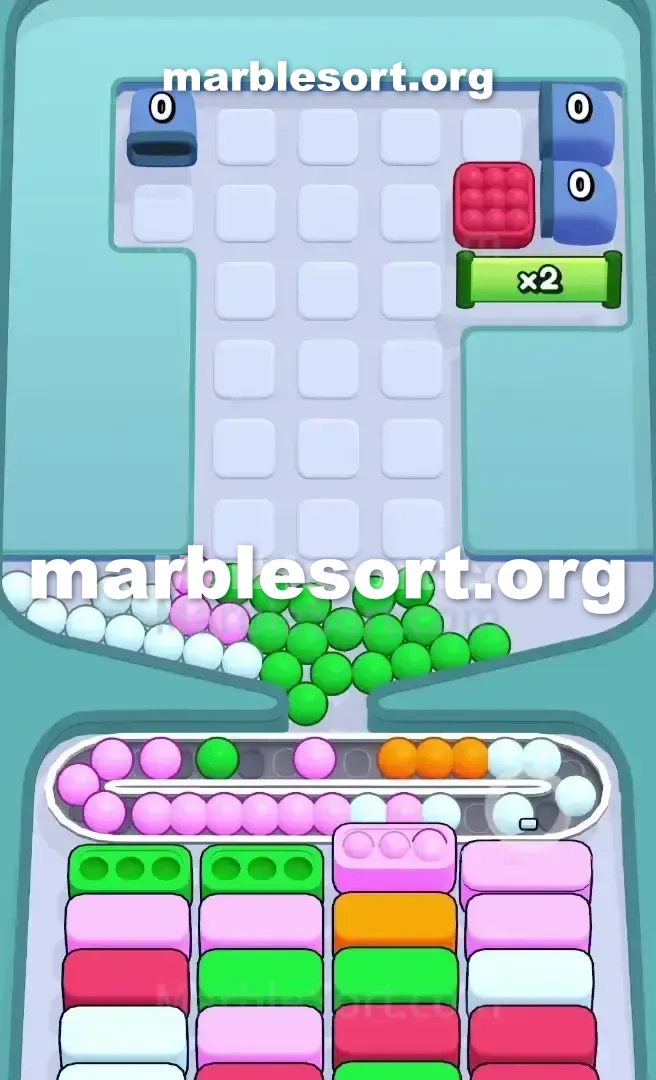 Marble Sort Level 345 screenshot 4