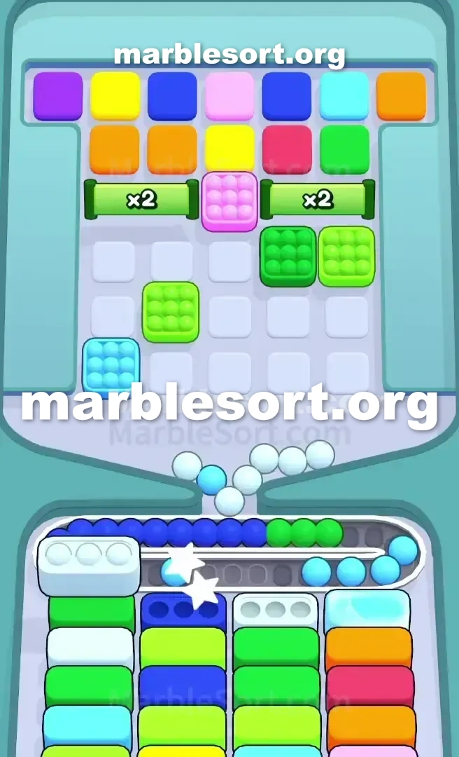 Marble Sort Level 346 screenshot 2