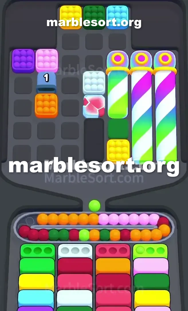 Marble Sort Level 347 screenshot 2