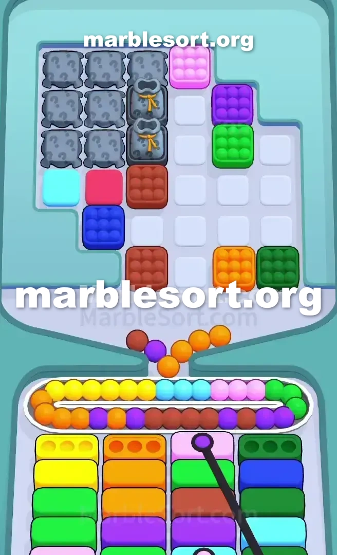 Marble Sort Level 348 screenshot 2