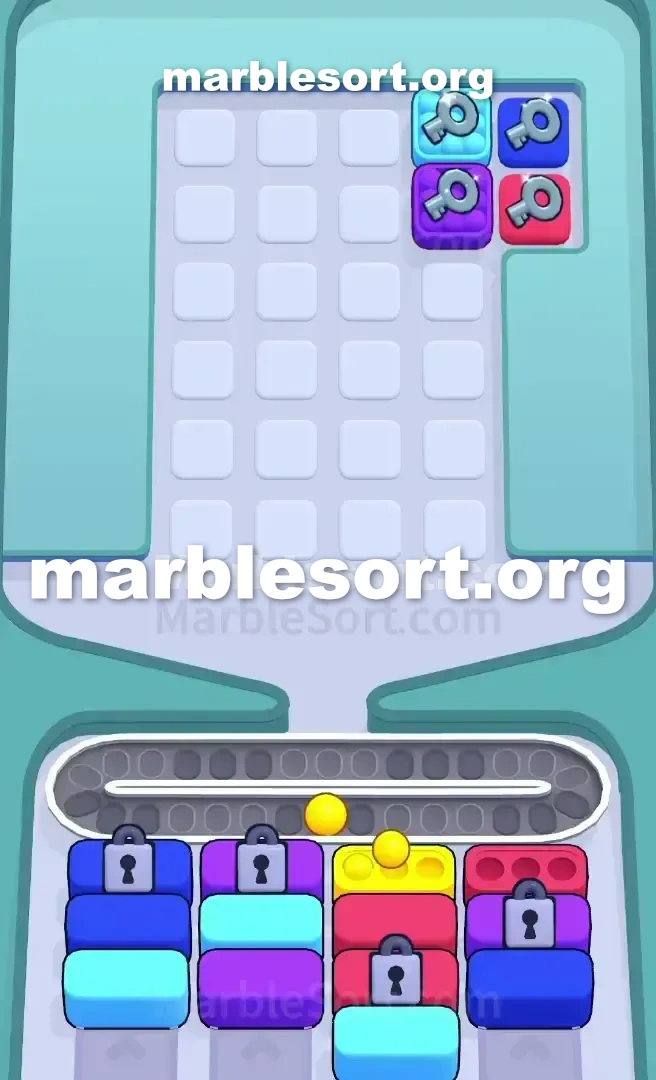 Marble Sort Level 351 screenshot 4