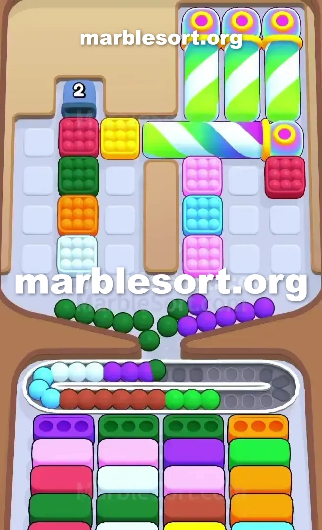 Marble Sort Level 353 screenshot 2