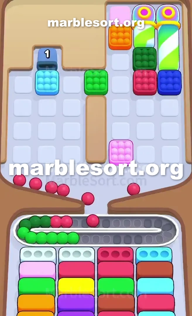 Marble Sort Level 353 screenshot 3