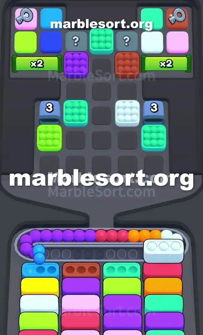 Marble Sort Level 354 screenshot 2