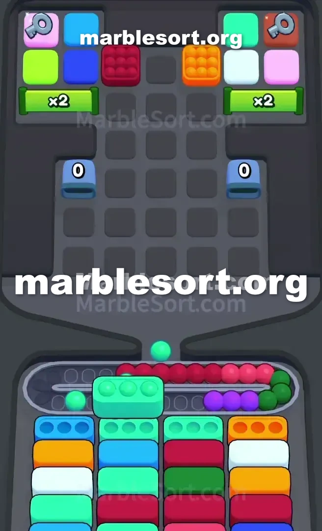 Marble Sort Level 354 screenshot 3