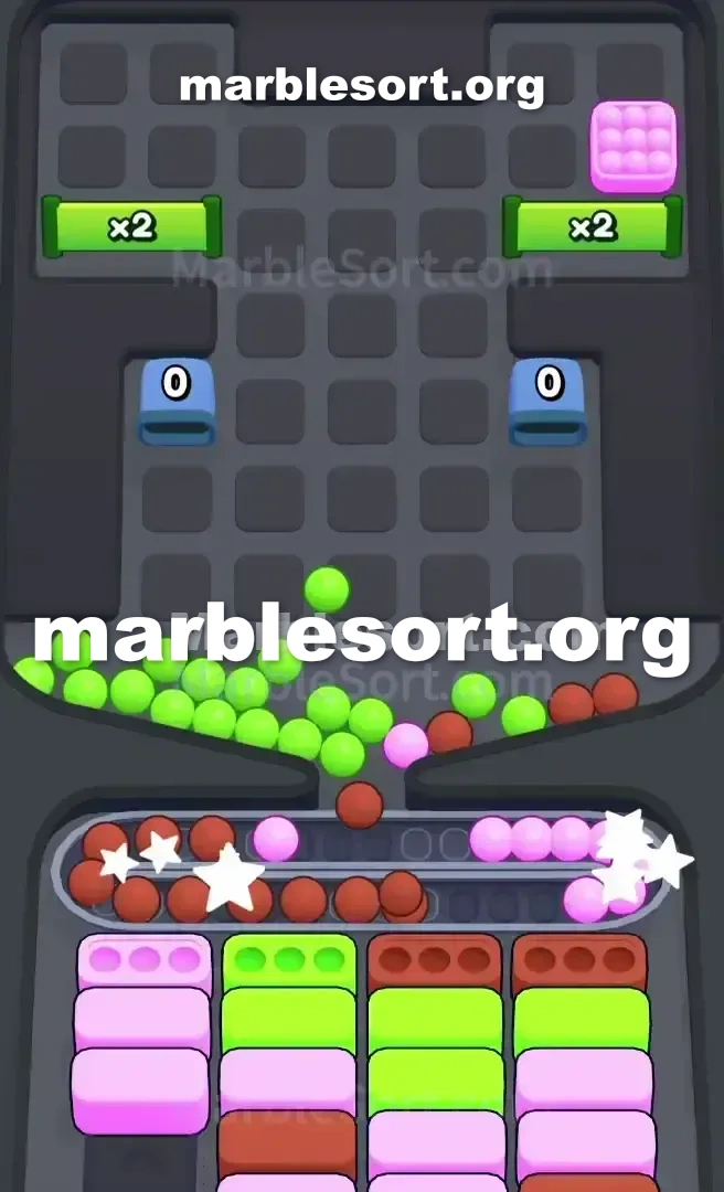 Marble Sort Level 354 screenshot 4