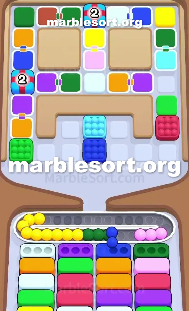 Marble Sort Level 355 screenshot 2