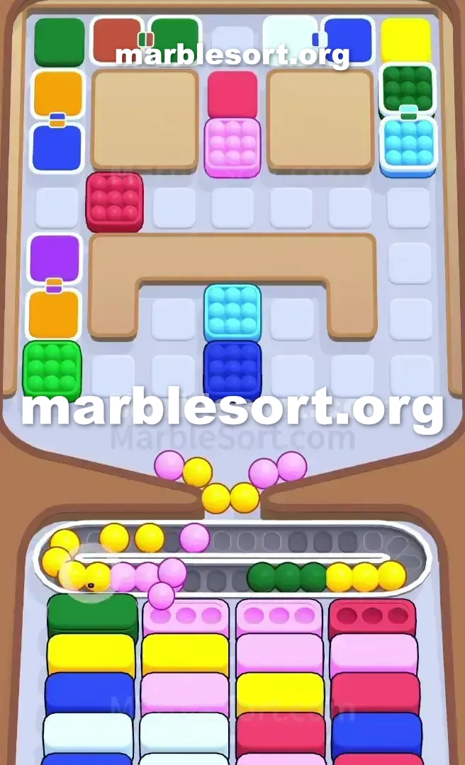 Marble Sort Level 355 screenshot 3