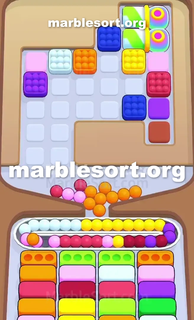 Marble Sort Level 356 screenshot 2