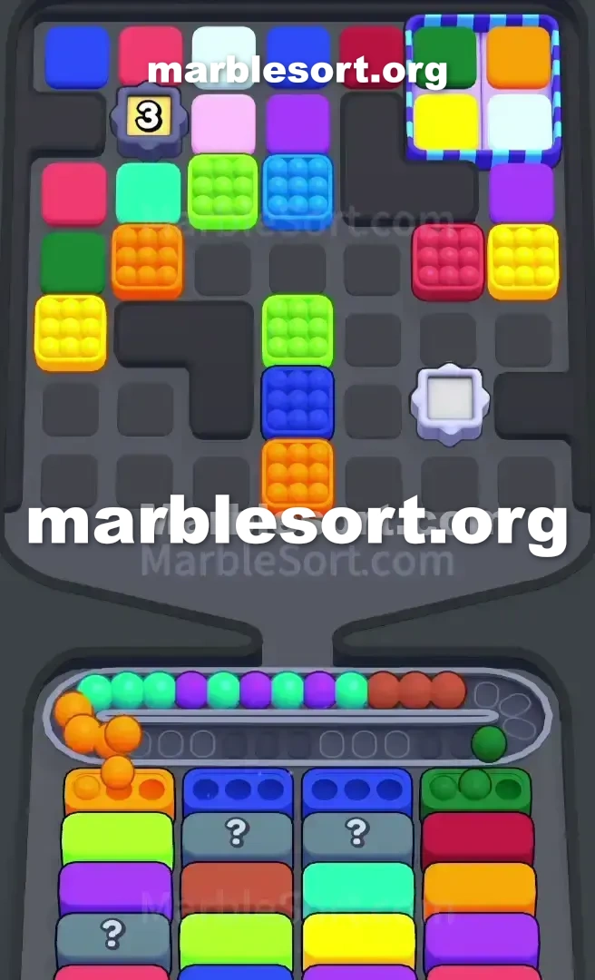 Marble Sort Level 357 screenshot 2