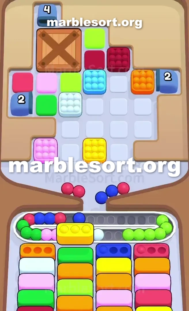 Marble Sort Level 358 screenshot 2
