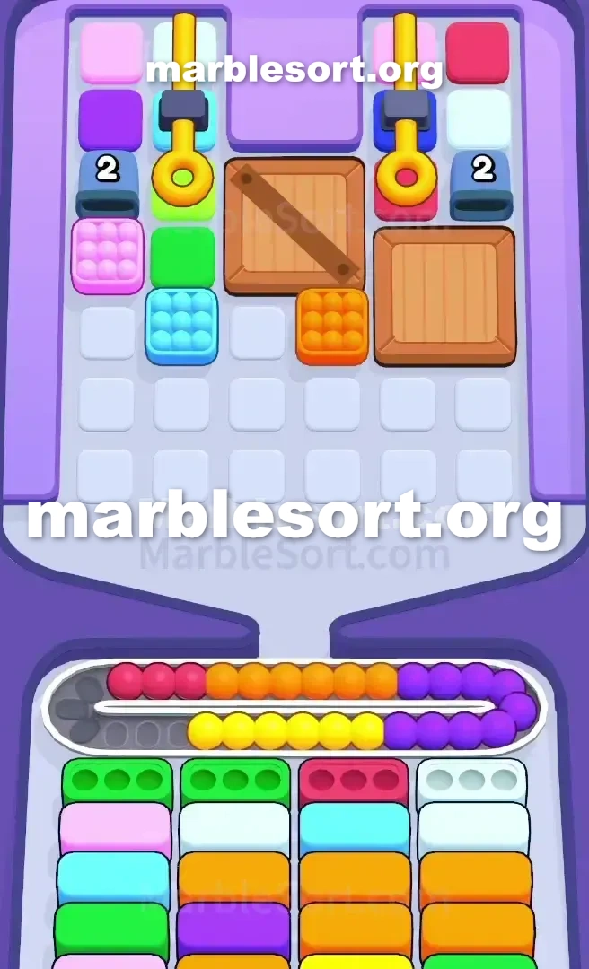 Marble Sort Level 373 screenshot 2