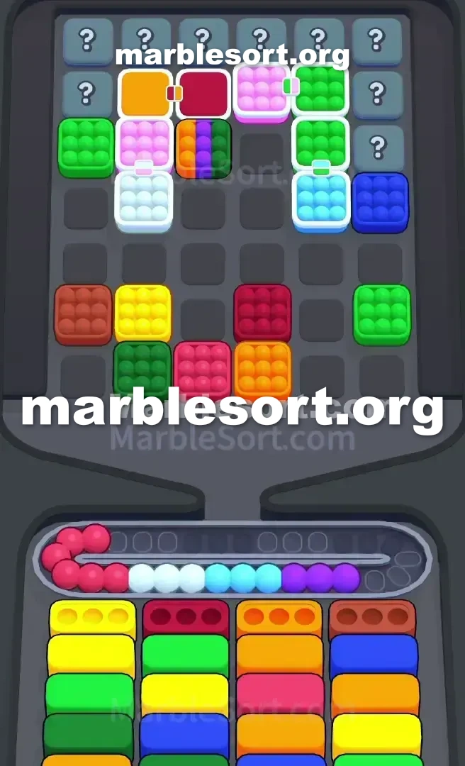 Marble Sort Level 374 screenshot 2