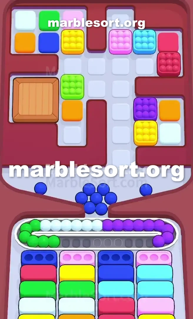 Marble Sort Level 378 screenshot 2