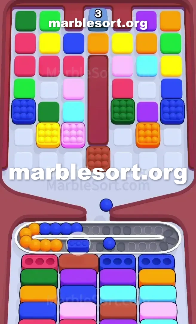 Marble Sort Level 379 screenshot 2