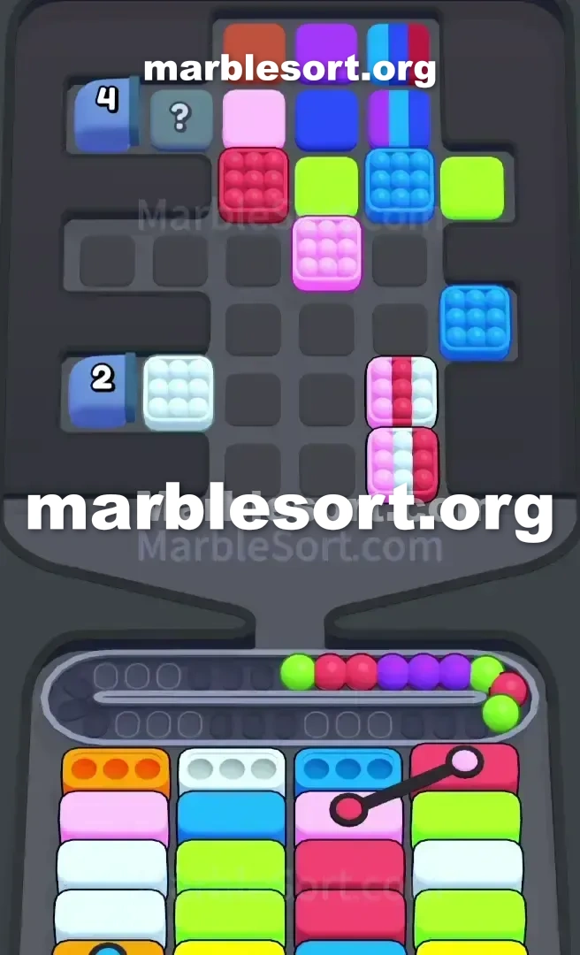 Marble Sort Level 380 screenshot 2