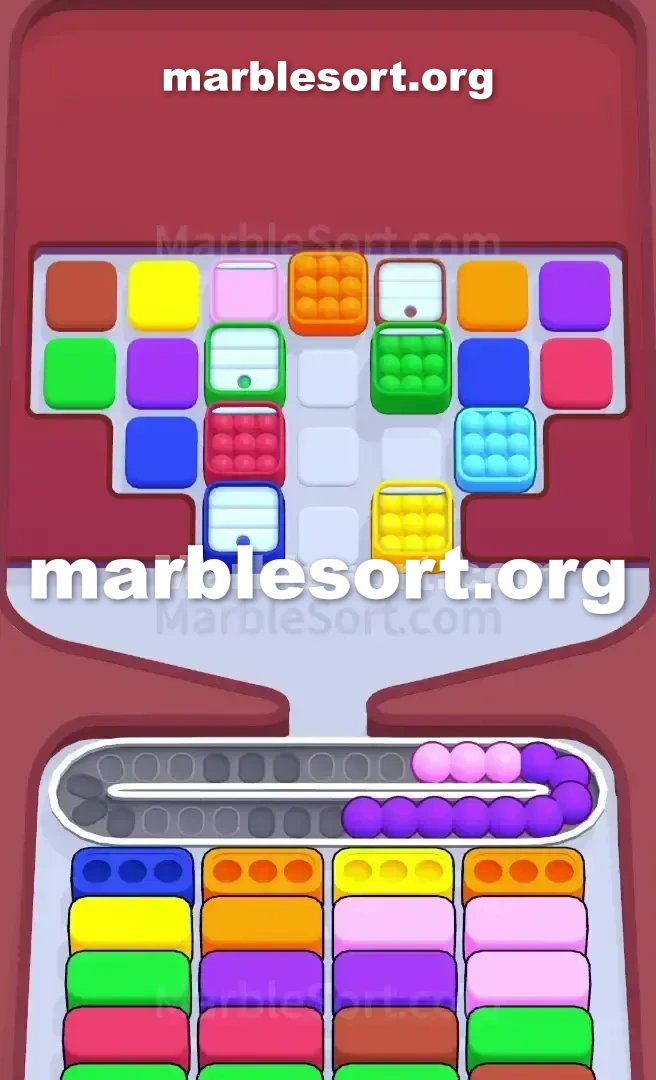 Marble Sort Level 382 screenshot 2