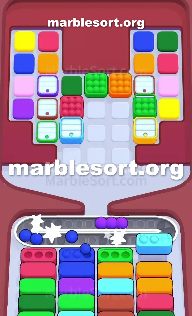 Marble Sort Level 383 screenshot 2