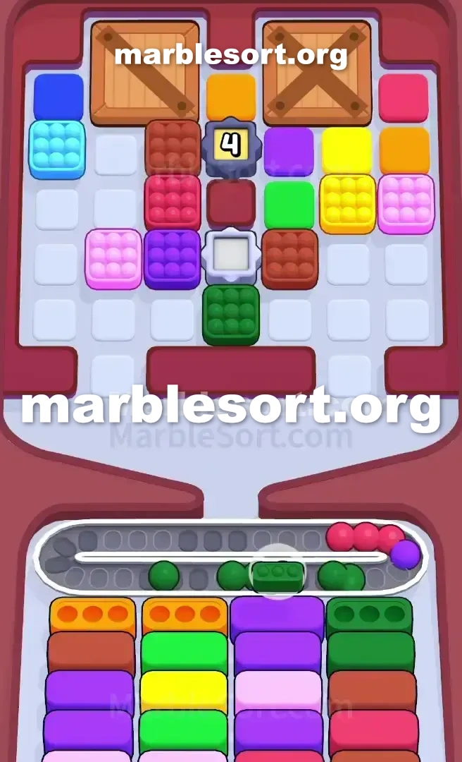 Marble Sort Level 385 screenshot 2